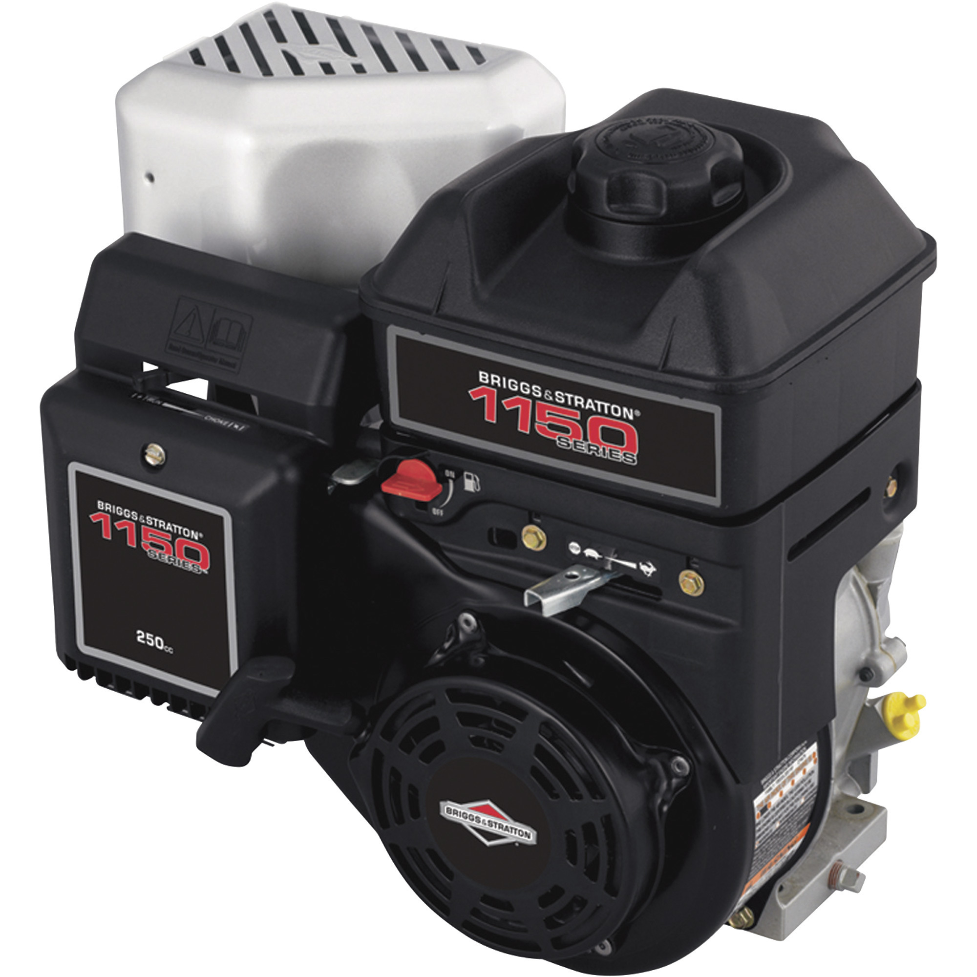 Briggs & Stratton 1150 Series Horizontal OHV Engine, 250cc, 3/4in. x 2 5/16in. Shaft, Model# 15T212-0223-F8